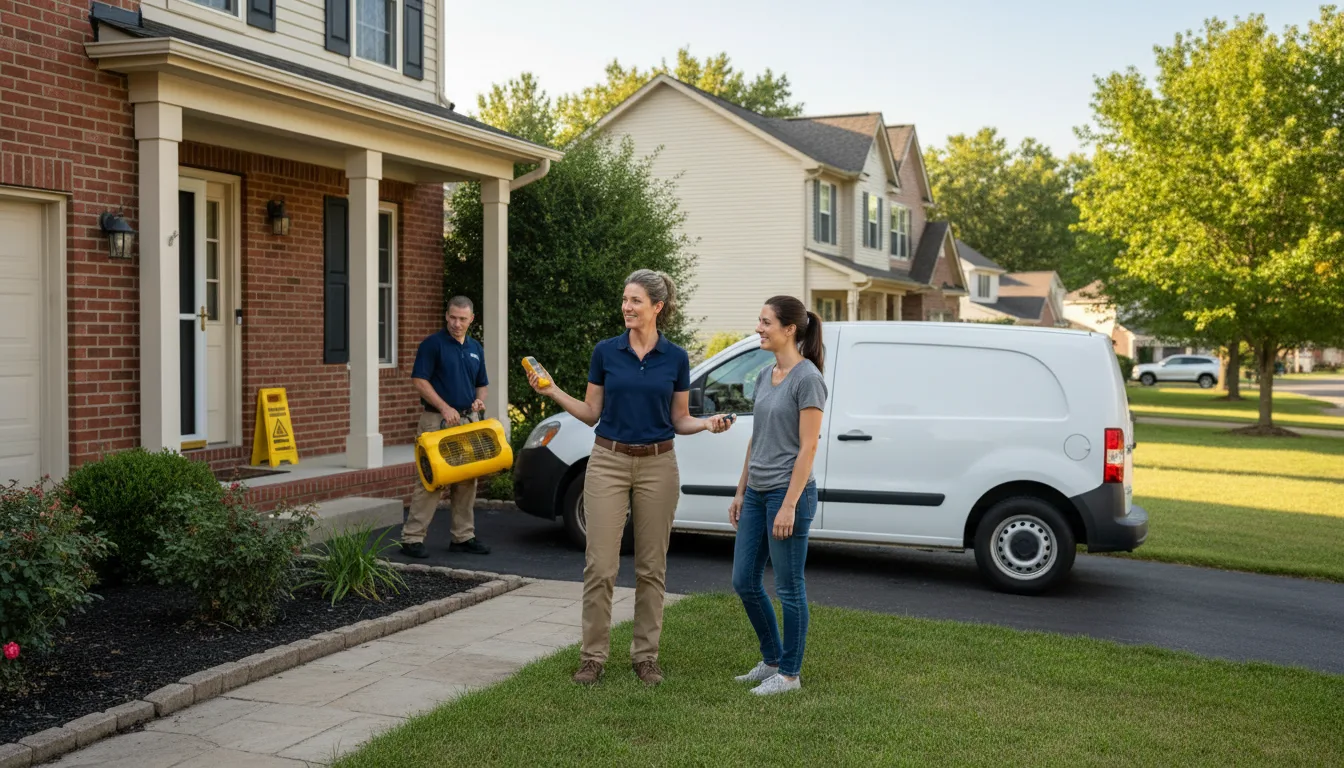 Water restoration image for Water Damage & Restoration Services in Cameron, NY